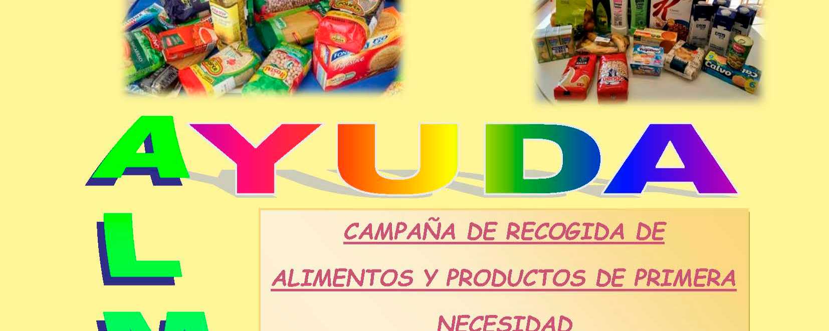 El Ayuntamiento impulsa una campaña de recogida de alimentos y productos de primera necesidad