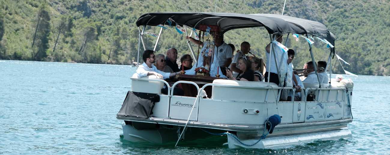 Bolarque honra a la Virgen del Carmen con una emotiva procesión marinera en su XXIII edición